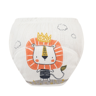 宝宝训练裤纯棉网眼透气布尿裤纱布隔尿裤防水可洗戒尿不湿防侧漏