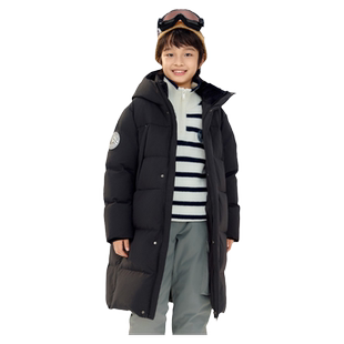 巴拉巴拉儿童加厚羽绒服男童长款外套宝宝连帽上衣新款冬装童装潮