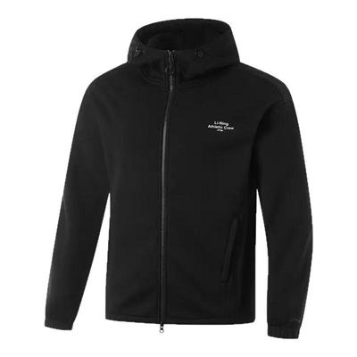 李宁开衫连帽卫衣男子款运动外套