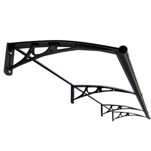 铝合金雨棚加厚户外窗户雨搭家用门头庭院挡雨板阳台遮阳别墅空调