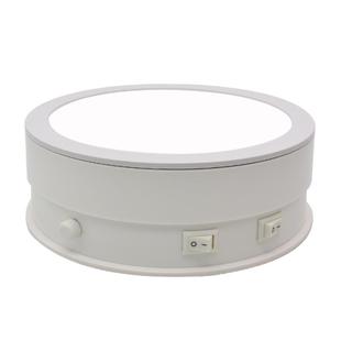 盘面发光转盘带LED灯发光旋转展示电动旋转台视频直播展示台底座