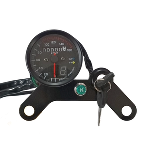 CG125嘉陵70摩托车码表复古改装珠江幸福仪表组件单里程小仪表