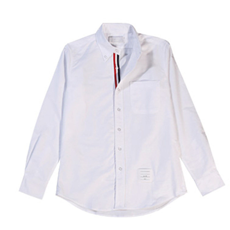 tb新款情侣衬衫长袖男女韩版春季宽松潮流网红春装休闲牛津纺衬衣