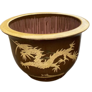 龙缸花盆铁树专用盆特大号陶瓷大缸盆景多肉植物紫砂种菜粗陶花盆