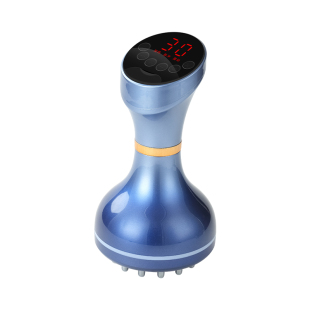 康仕坦电动经络刷全身通用加热揉腹仪微电流疏通经络刮痧按摩仪器