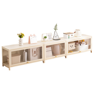 电视柜简约现代茶几电视机柜组合小户型伸缩轻奢地柜客厅卧室实木