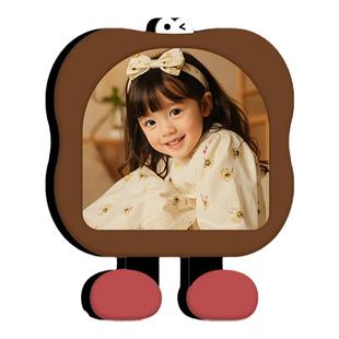 儿童定制可爱小相框摆台加打印照片宝宝摆件diy相册8寸相框创意