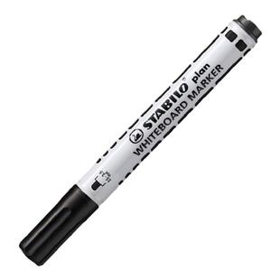 stabilo德国思笔乐水性白板笔可擦可加墨水教师用教学笔儿童无毒彩色办公用品画板笔写字板粗头丙烯笔马克笔