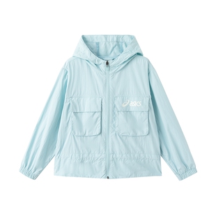 ASICS/亚瑟士童装25年夏季新款女童运动满印三防工艺轻潮梭织便服