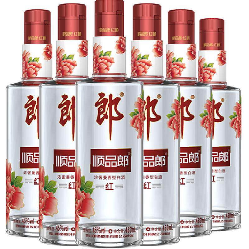 �ɾ�˳Ʒ�ɺ�˳�����Ͱ׾�45��480ml*6ƿ����ʳ�ƾ۲�������ƿ�� 200.65Ԫ