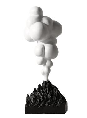 火山喷发办公室创意现代简约摆件