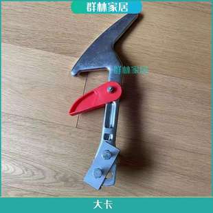 单升降工程伸缩铝合金人字拉绳玻璃钢梯子配件钩子加大弹簧卡导牙