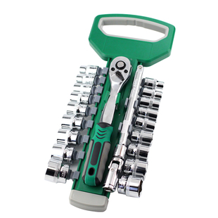 棘轮套筒扳手套装组合外六角快速修车专用工具大全随车汽修工具箱