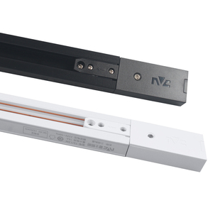 雷士led轨道射灯导轨条 铝合金三线轨道1米1.5米2米滑轨接头配件