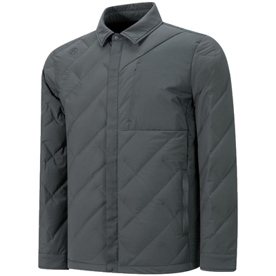 男士90%鹅绒轻薄翻领羽绒服