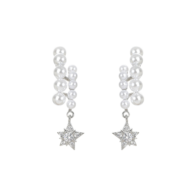 刘亦菲同款气质百搭珍珠耳夹耳饰