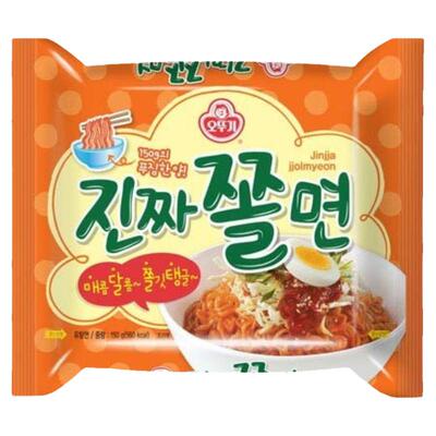 韩国不倒翁变态辣筋道面袋装拌面