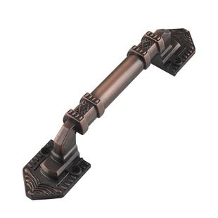 仿古明装门拉手铝合金欧式复古大衣柜把手中式大门推拉门木门把手