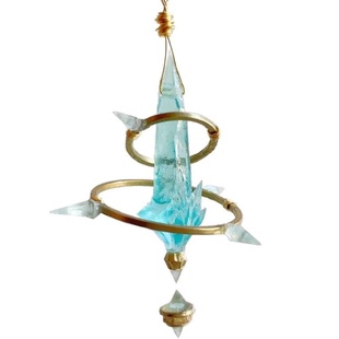 FF14周边 最终幻想14水晶 以太之光 耳坠 耳环 耳夹 吊坠挂件COS