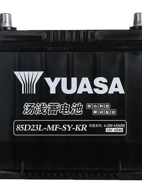YUASA汤浅蓄电池85D23汽车电瓶