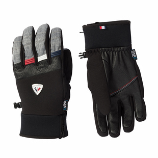ROSSIGNOL卢西诺男士滑雪手套PRIMALOFT保暖舒适耐用手套男