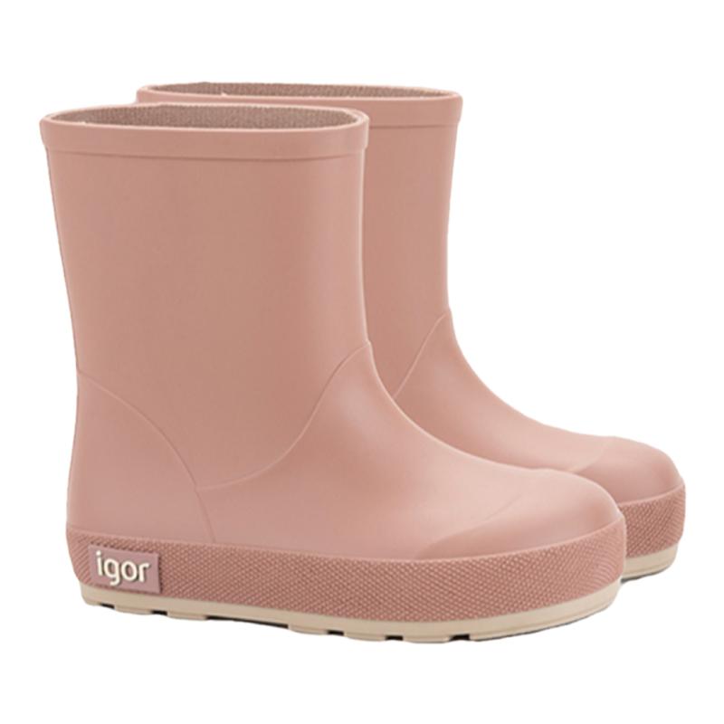 现货西班牙 Igor 儿童雨靴雨鞋宝宝学生防滑防水胶鞋纯色橡胶