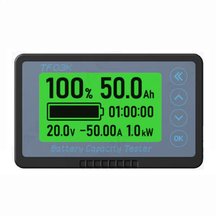 房车铅酸电池库仑计库伦电量计电动车磷酸铁锂电池电车电量显示器