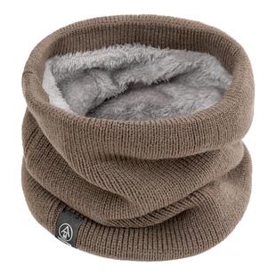 双面绒德绒加绒加厚脖套保暖方防风寒护脖颈套纯色男女款围脖秋冬