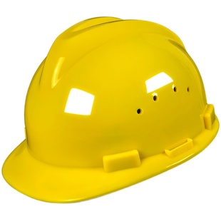 国标安全帽工地施工程加厚abs透气头盔建筑工人防护劳保领导印字