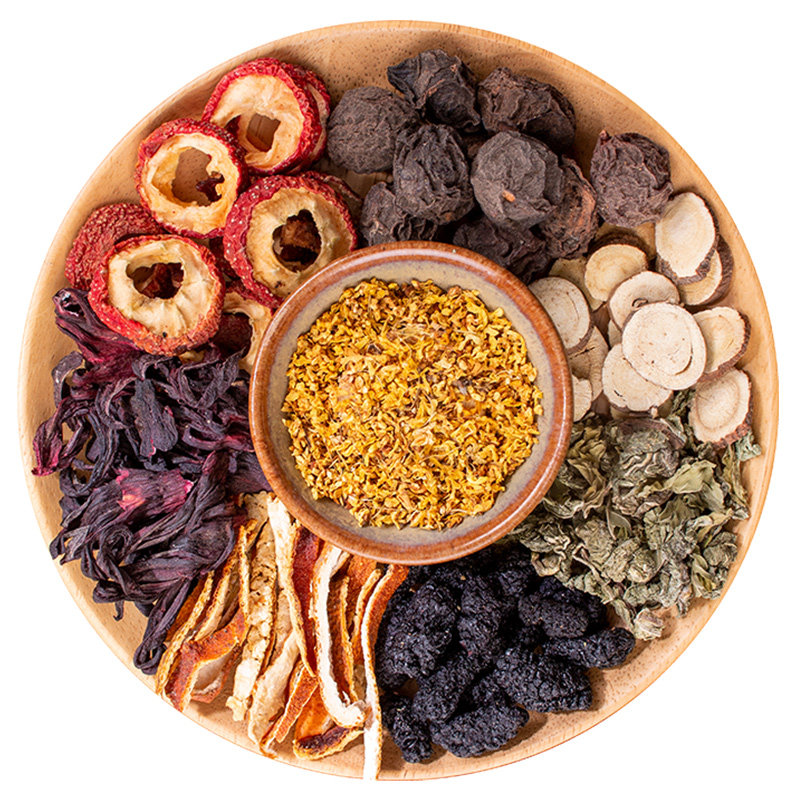 正宗老北京桂花酸梅汤原材料包自煮古法自制乌梅酸梅汁粉饮料茶包