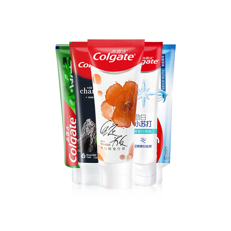 【淘享】高露洁多效护理家庭装含氟牙膏清新口气C