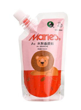马利水粉颜料袋装儿童初学可水洗