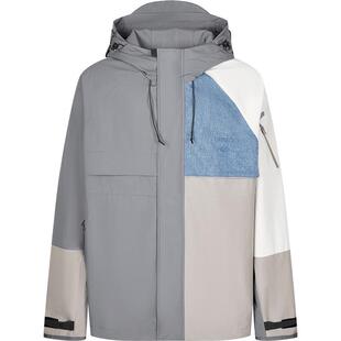 速写奥莱outlets男装春秋折扣新款夹克连帽防水户外休闲外套潮