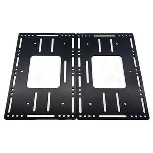 战术边包挂板摩托车侧边箱包碳钢支架多功能孔位快拆底座电车挂包