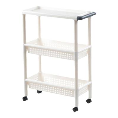 茶花落地可移动窄缝储物收纳架