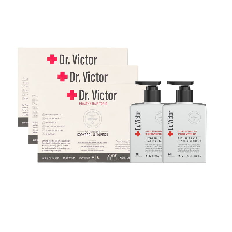 【27.8月效期】Dr.victor新西兰可比落治脱育发液头皮防掉精华3盒