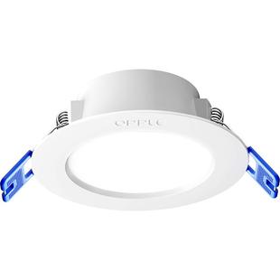 欧普led筒灯3w5w嵌入式天花灯客厅吊顶孔灯桶灯8公分家用雅韵防眩