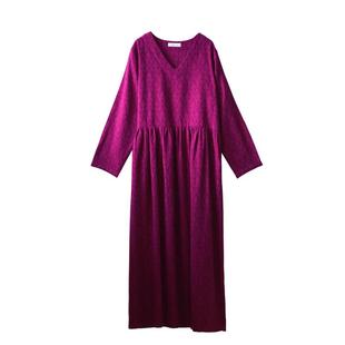 定制2025早秋新款乌梅子酱棉麻袍子连衣裙原创 宽松显瘦长裙女装