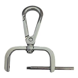 背包卡扣免拆螺丝扣单肩包挂钩配件带子五金金属钩扣黑色肩带挂扣