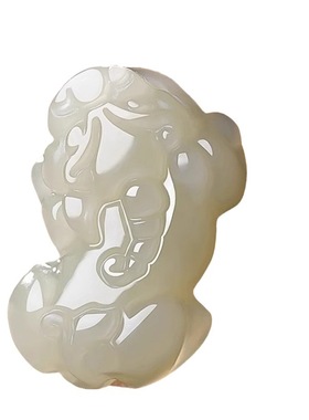 天然和田玉貔貅吊坠情侣新款项链