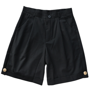 喵丸子jk制服dk短裤原创正太西装男女阔腿五分裤学院风宽松纯色夏