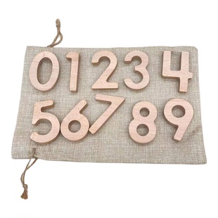 蒙氏数学早教教具十阵格 数字数量对应配对益智玩具 出口澳洲精品