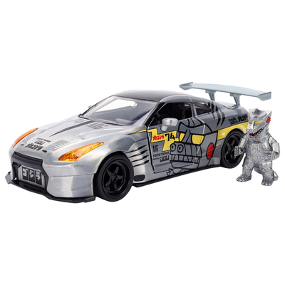 JadaToys 哥斯拉 1:24 2009 尼桑 GT-R 合金收藏车模摆件