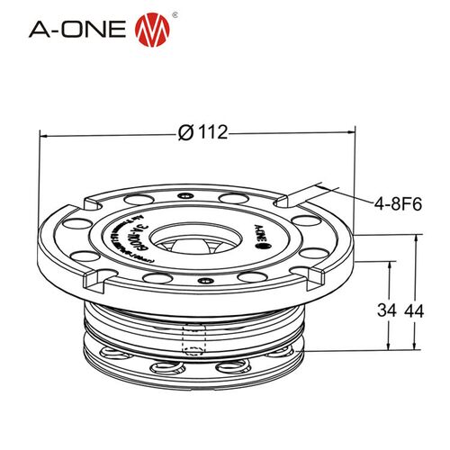 A-ONE零点定位器内置带止位零点定位盘 CNC工作台用快速定位夹具