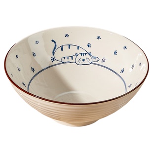 日式陶瓷斗笠面碗家用2025新款拉面碗大碗面碗大号吃面条碗汤面碗