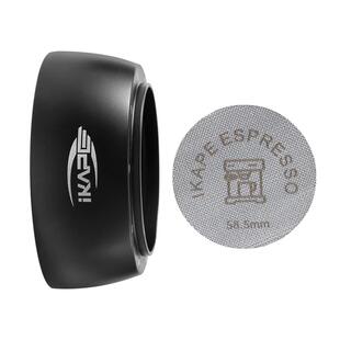 IKAPE意式咖啡机手柄磁吸接粉环51/53/58mm通用外卡防飞粉接粉器
