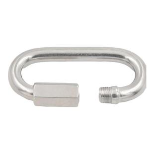 304/316不锈钢快速接环连接环跑道扣攀岩登山扣链条链接扣梅陇锁