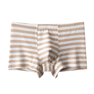 顶呱呱顶瓜瓜内裤男纯棉舒适透气排汗吸湿平角裤四角裤中腰3条装