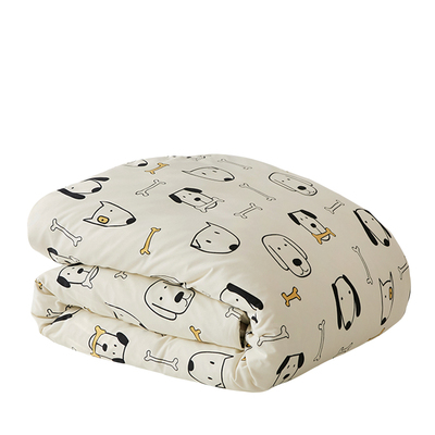 田园风碎花针织天竺棉被套被罩