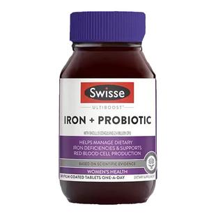 补铁补血贫血女性气血不足调理swisse孕妇孕期专用补铁剂片铁元素